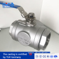 CF8M BSP/BSPT L/T Port Three Way BALL VALVE